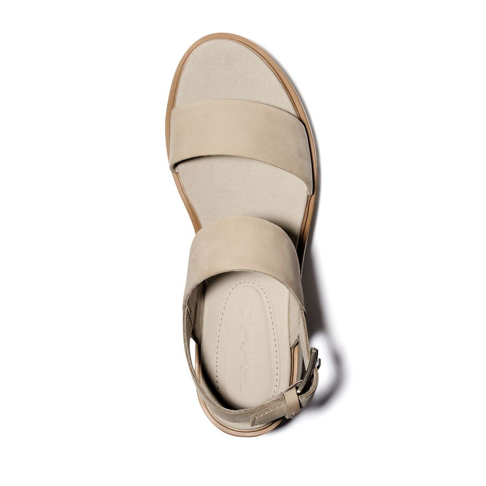 Sandalias Timberland Mujer Violet Marsh Strap Blancas - Chile XBC-273694